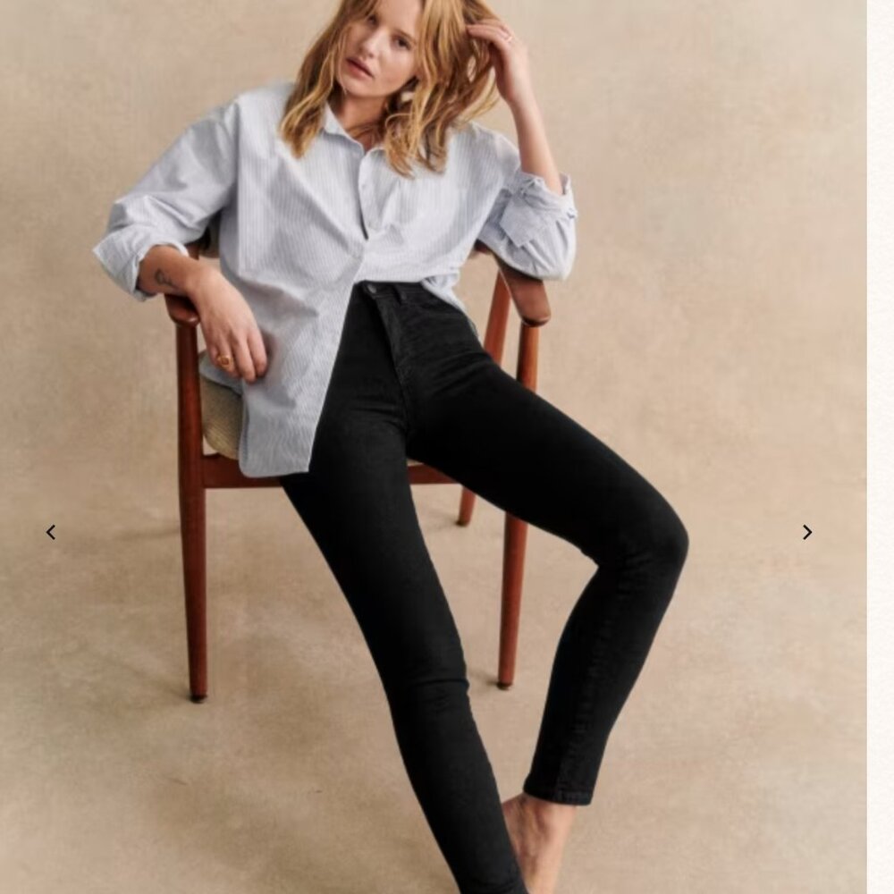 Sezane Le Slim Black - Tall - Size 27